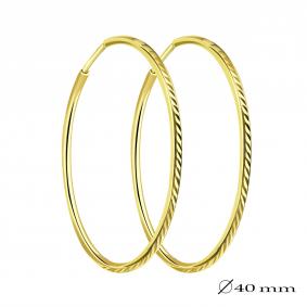 Серьги из лимонного золота МАГНАТ МА 021007Л МА 021007Л фото